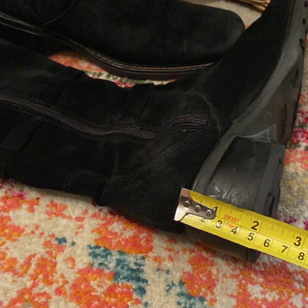 Aquatalia Suede Riding Boots Gussets $400 Sz 8.5 LAST CALL❗️ - Picture 4 of 11